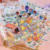 PET Pocket Sticker Book Creative Stacking Stickers New 3D Sticker Book  DIY Activity