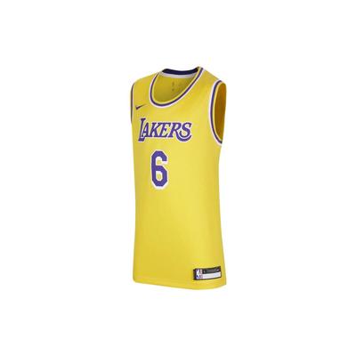 Πουλόβερ με Στρογγυλή Λαιμόκοψη Vintage Μπάσκετ Los Angeles Lakers James 6 Παιδικές Μπλούζες Κίτρινο-Κίτρινο DR0865-728