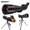 BORWOLF 25-75x80 ED Hochvergrößerndes Vogelbeobachtungs-Monokular - HD Große Blende für Mond- und Landschaftsbetrachtung.