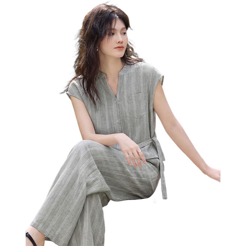 Casual Striped T-Shirt & Pants Set