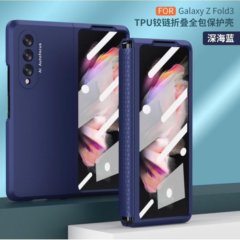 Fold3 Fold2 Phone Case Clear TPU Hinge Protector Screen Anti-Scratch Shockproof Cover