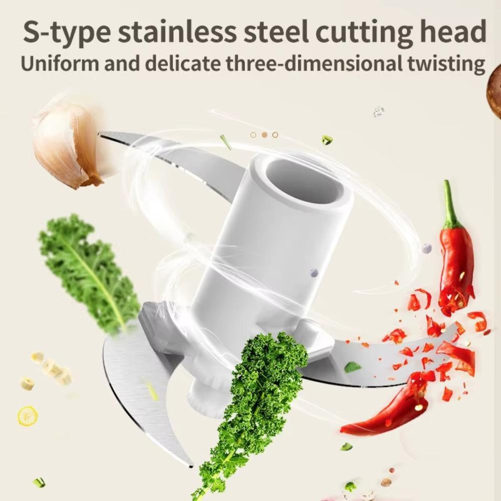 USB Charging Mincer Mini Vegetable Chopper Food Shredder Electric Garlic Masher Fruit
