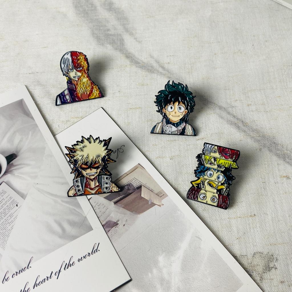 Anime pcs Enamel Pin Brooches for Women Lapel Pins Badges on Backpack Cosplay Accessories Fashion Jewelry Toys Friend Gift