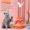 Physical Exerciser Kitten Toys 3 Layer Pet Plaything Fun Puzzle Game Cat Toy Tower  Multi-Cat