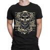 Skull Rocker Bikers T Shirts For Men Funny Motorcycle Biker Unisex T-Shirt