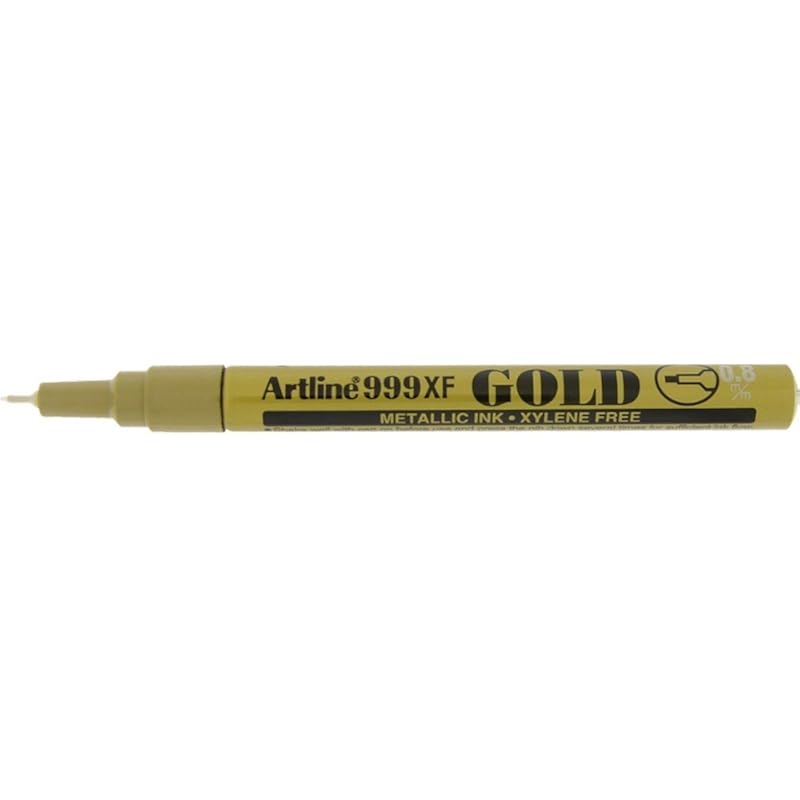 Artline Ek-999Xf Metallic Ink Marker - Gold