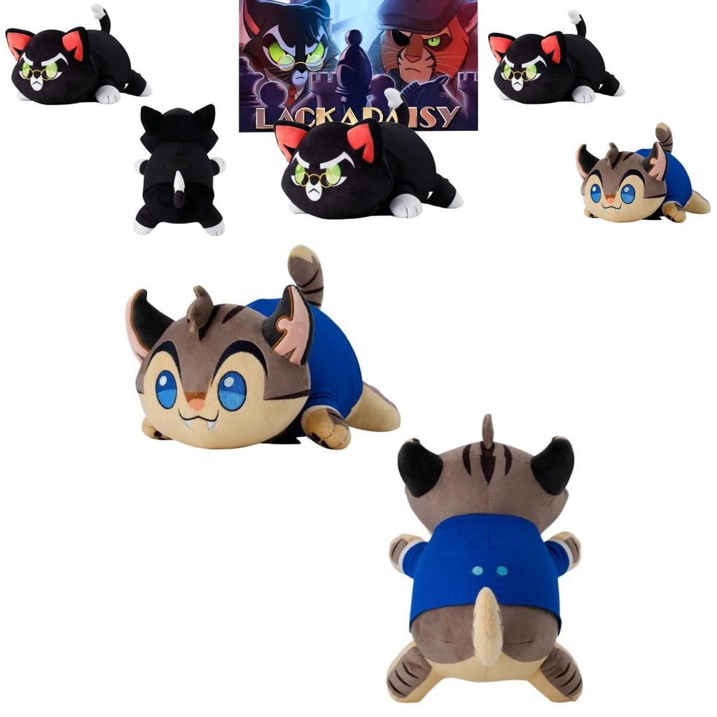 Adorable Lackadaisy Animation Inspired Plush Little Wolf Toy Perfect For Gifts