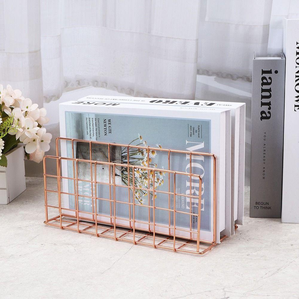 Multicolor Magazine Organiser Shelf Multi-porpose Book Rack Iron Bookshelf Livingroom Bedroom