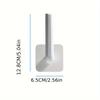 Plastic Wall Hanging Hat Holder, Adhesive L Shaped Wall Hook, Wall Mounted Hanging Storage Hook, Hat Hanging Storage Rack, Household Storage