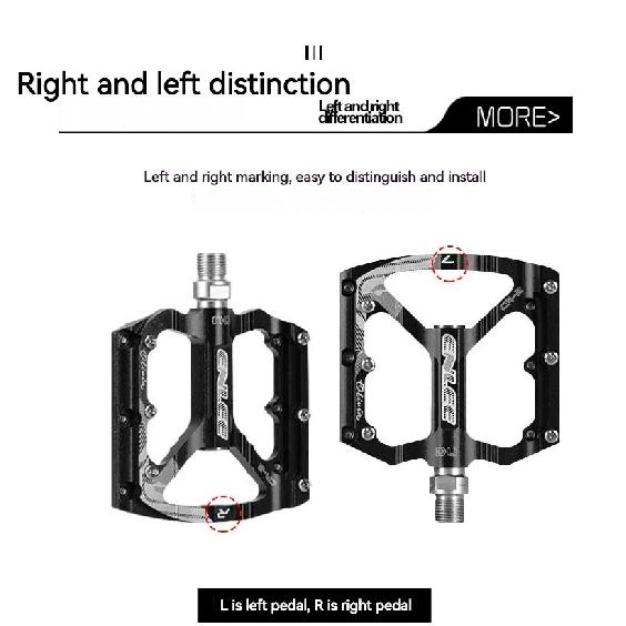 Pedales de Bicicleta ENLEE de una Pieza Aleación de Aluminio CNC Ultraligeros Rodamiento Sellado Du Pedales para Bicicleta BMX Mtb Accesorios
