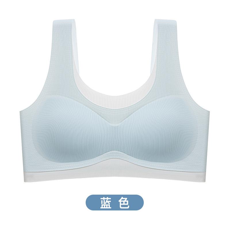 Students, junior high school students, seamless bras, children's youth development period sports shock-proof vest-1
