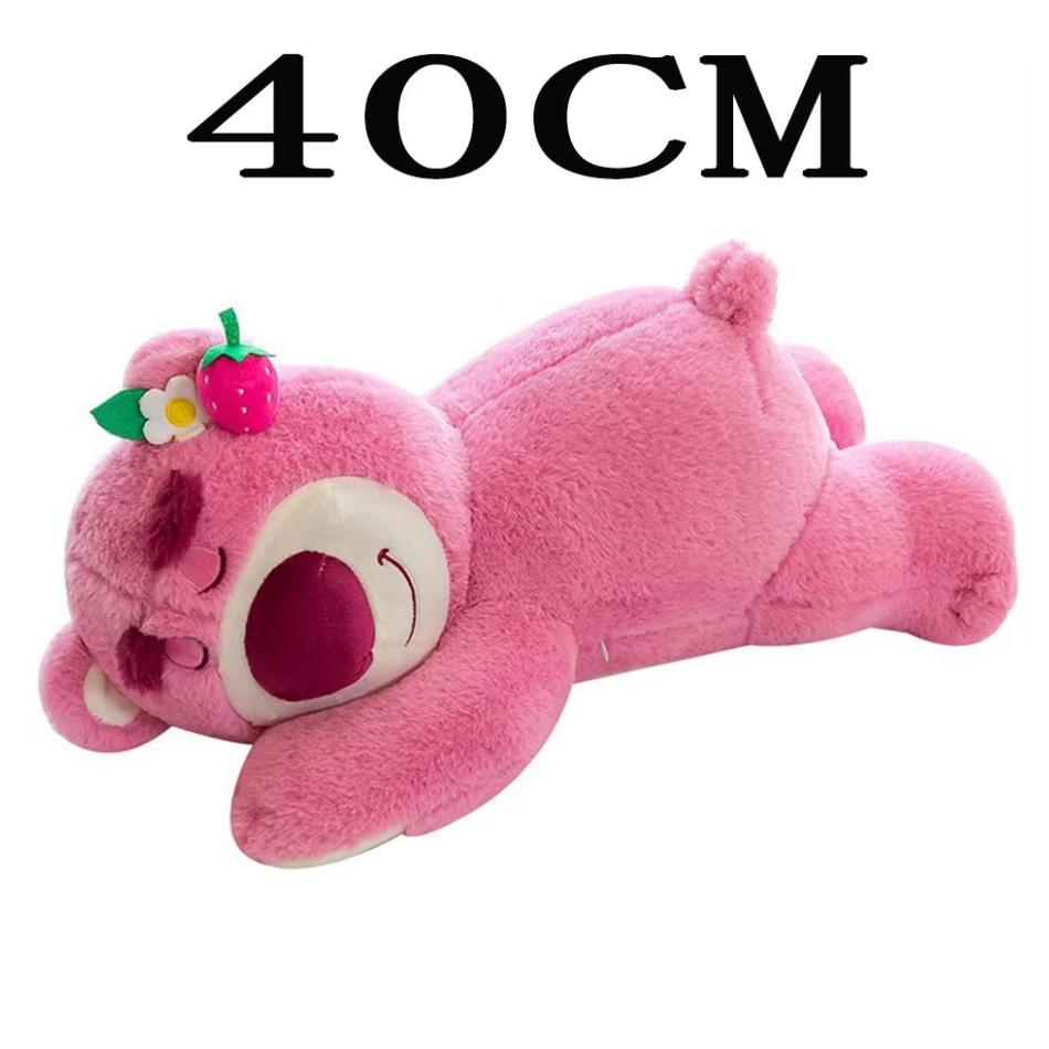 Toy Story Lotso Cute Bear Strawberry Sofa Plush Pillow Stuffed Toys Children Girls Friends Festivals Birthday Gift