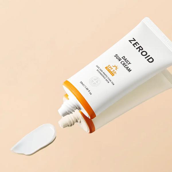 [Zeroid] Daily Sunscreen SPF50+ PA++++ 50ml Mild Moisture UV Protection