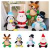 Christmas Santa Claus Plush Toy Cute Reindeer Stuffed Animal Holiday Gift 21cm