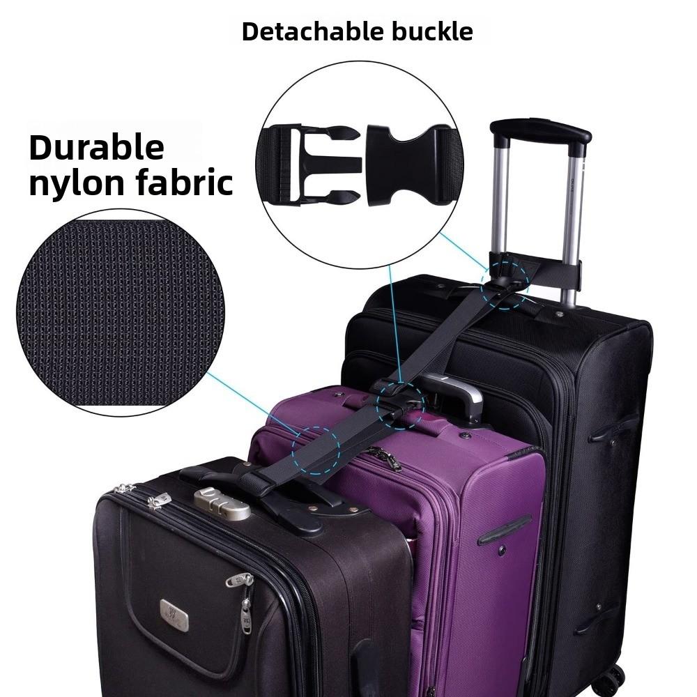 2SET Secure Fastening Anti-theft Strap Anti-Lost Travel Bag Belt Suitcase Belt Baggage Organization