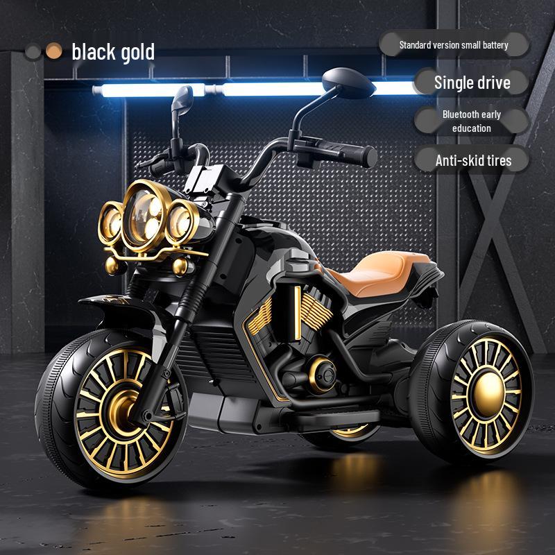 Children's Electric Ride-On Motorcycle Tricycle – Remote-Control, Self-Driving Toy for Boys & Girls