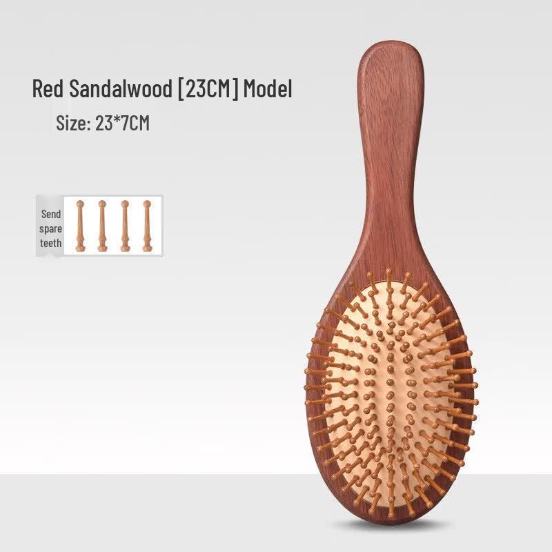 LIEI Sandalwood Air Cushion Paddle Hair Brush for Women
