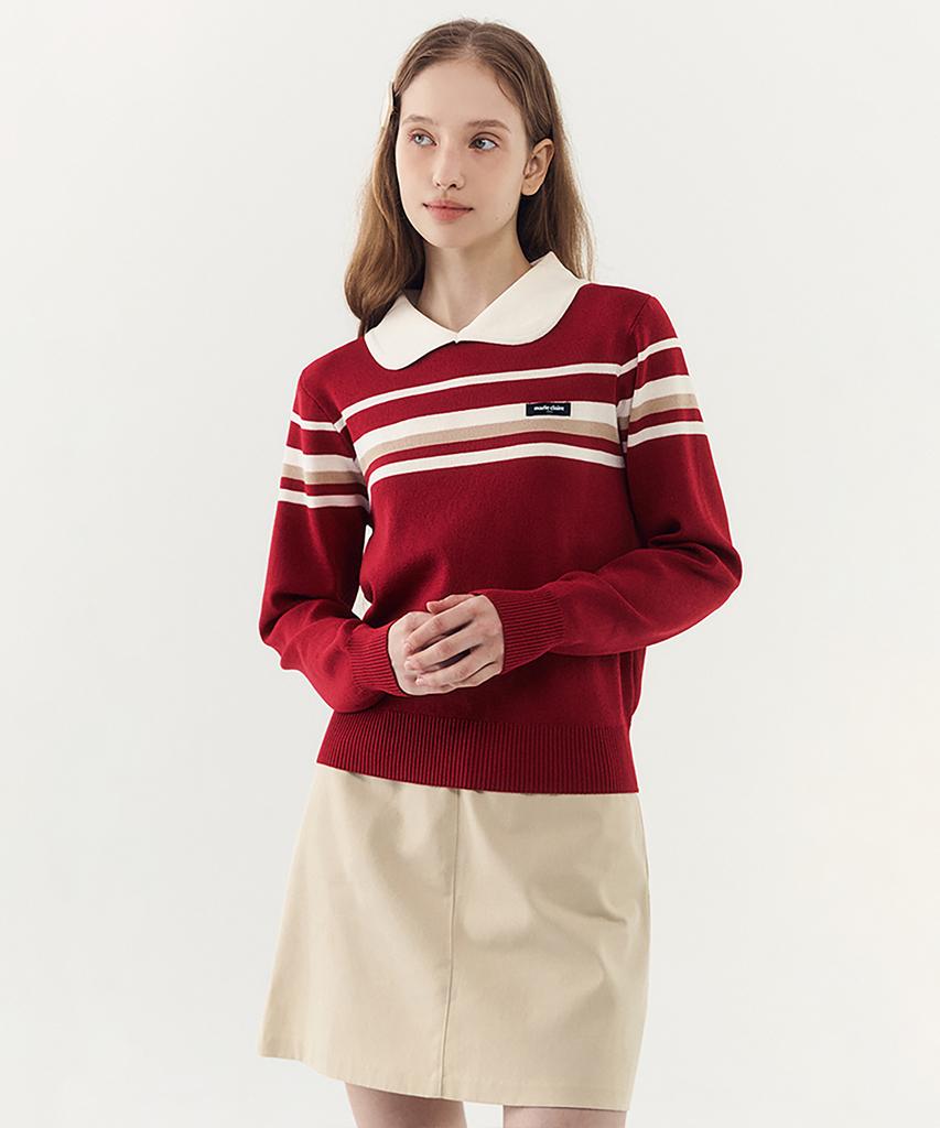 MARIE CLAIRE Peter Pan Collar Knit (Magckn21Mrd)