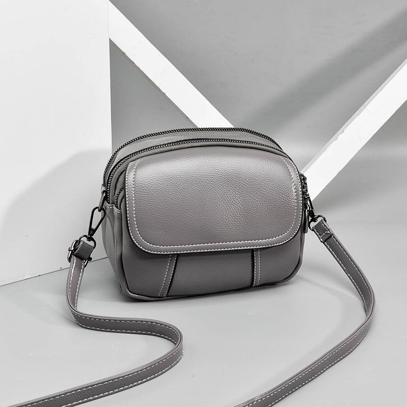 2023 Women's Trendy Soft Leather Crossbody Bag - Fashionable, Casual, Versatile, Small Spring/Summer Handbag