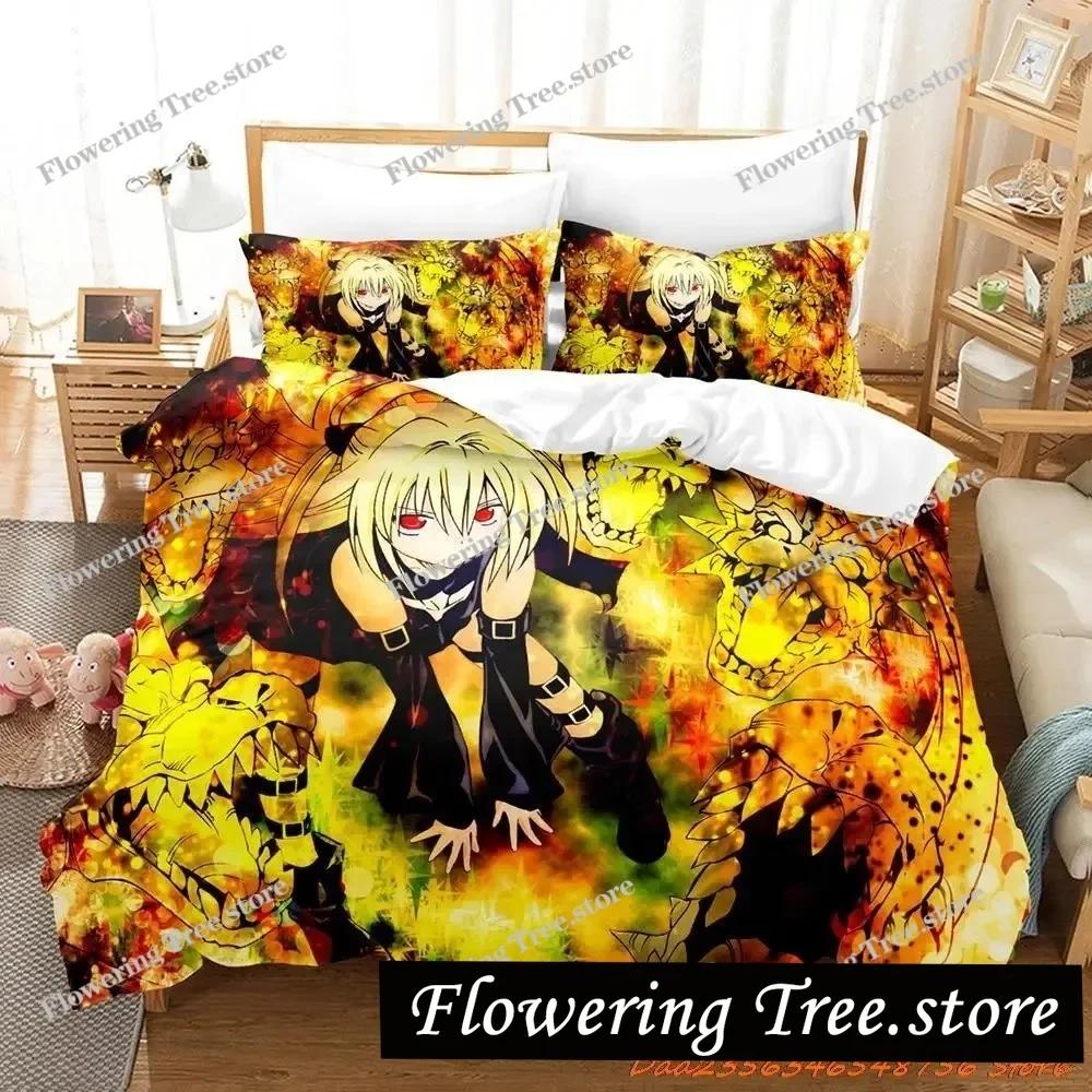 Постельное белье Love Ru Односпальное Полуторное Двуспальное Евро Размер Кинг-Сайз Комплект для Спальни Взрослого Ребенка Пододеяльник Комплекты 3D Печать Аниме Комплект Простыней