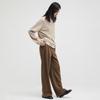 broadcast Women's Loose Wide-Leg High-Waist Straight Long Pants