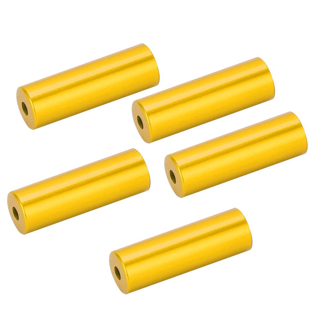 Fahrrad Schaltzughülle Endkappe aus Aluminiumlegierung für 4mm Kabel Schaltzughüllen Kappen ZubehörGold