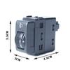 Car Headlight Adjustment Switch Light Button for Nissan Teana Tiida Qashqai Sylphy X-Trail LIVINA 2006-2011 Accessories