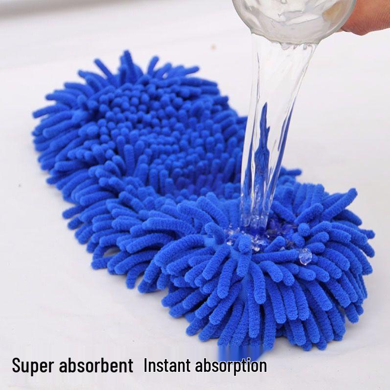 Chenille Flat Mop Head Replacement Cloth - Universal Dust Cover Mop Pad (40, 60, 90 Cm)