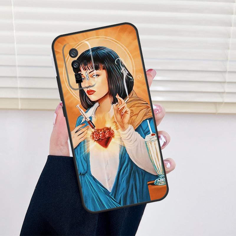 Pulp Fiction Movie Poster Cover For Xiaomi 15 14 13 Ultra 11T 12T 13T 14T Pro POCO X7 Pro X3 X5 X6 M6 F5 F6 Pro Case