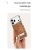Light Luxury Electroplated Leather Texture Phone Case for iPhone 17 Pro Max