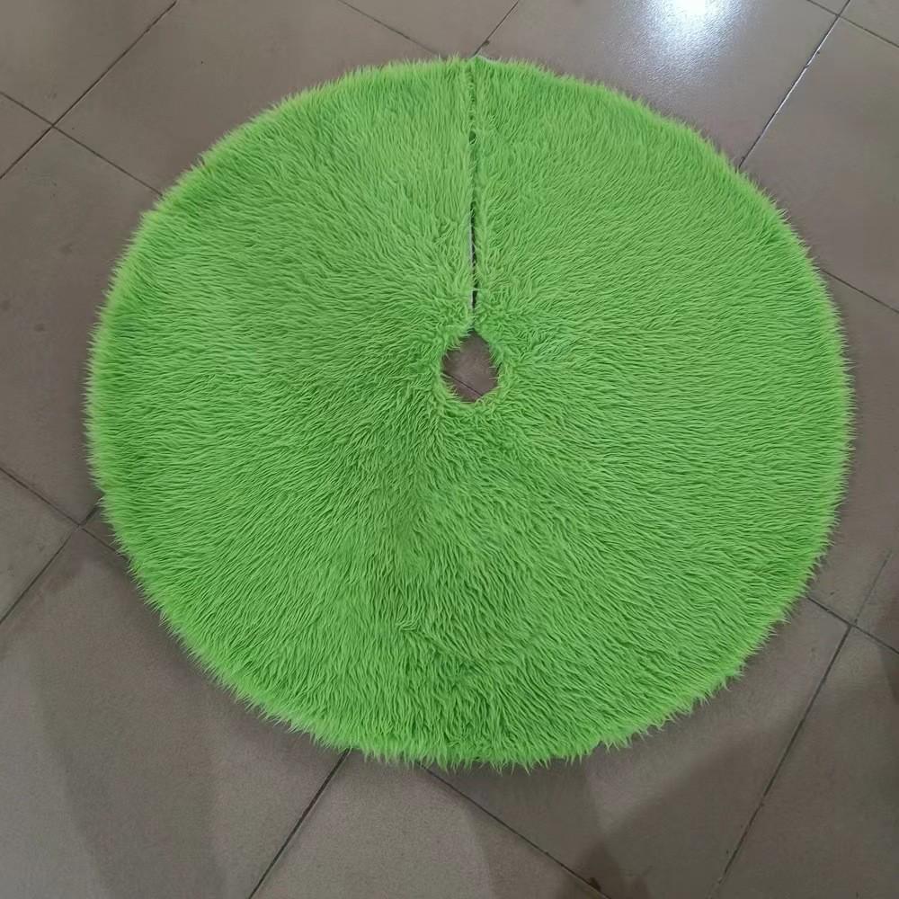 Christmas Pure White Plush Tree Skirt Holiday Decoration