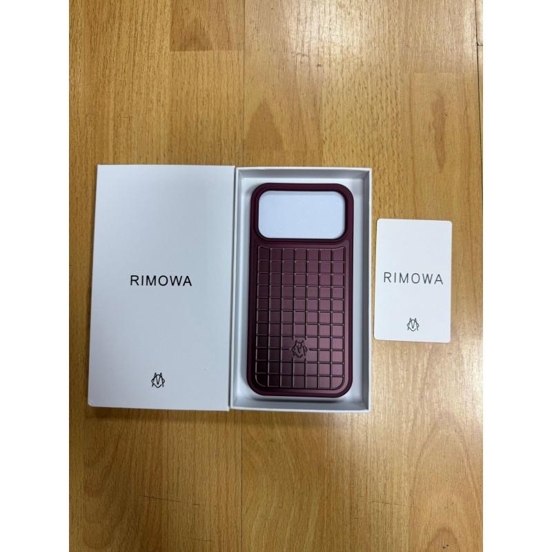 RIMOWA Kovové ochranné pouzdro IPhone 17 Pro Max 18 Nárazuvzdorný hliníkový kryt na telefon