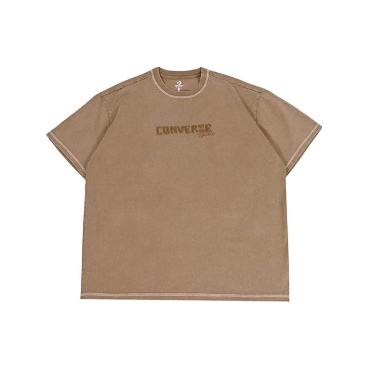 Converse Skateboard Wash Tee Asia Sizing Light Brown Men s 10026164-A01 S