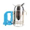 Stainless Steel Beehive Smoker with Heat Shield Protection Board Beekeeping Equipment