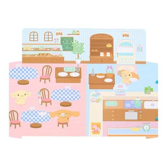Sanrio Play Sticker Set Cinnamoroll Backing: Paper (PP processing)/Seal: PVC Toys Children Ages 3 and up 155250