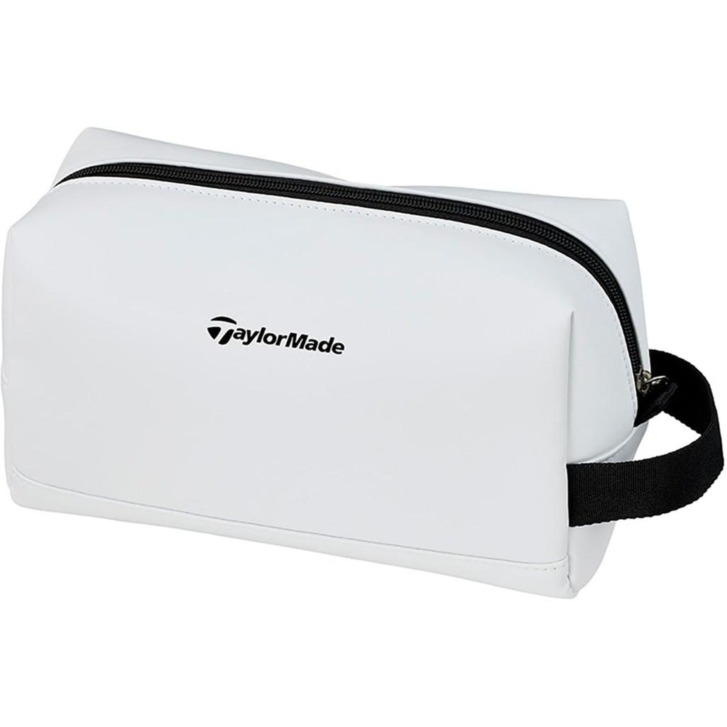 TaylorMade Circle Logo Pouch, White, Unisex, 2015 Spring/Summer Collection