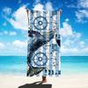 1pc Whale Navy Pattern Beach Towel, Super Absorbent Quick Dry Swim Towel, Lightweight and Soft Beach Fashion Blanket for Beach Swimming