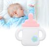 Baby Teether Cartoon Bottle Shape One Piece Soft Flexible Baby Silicone Teether Baby Teething Chew Toys