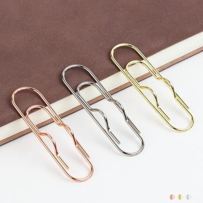 10pcs Metal Pen Fix Clips Ticket Clip Multi-functional Stationery Clips Book Cover Gold Silver Rose Pen Holder Pin