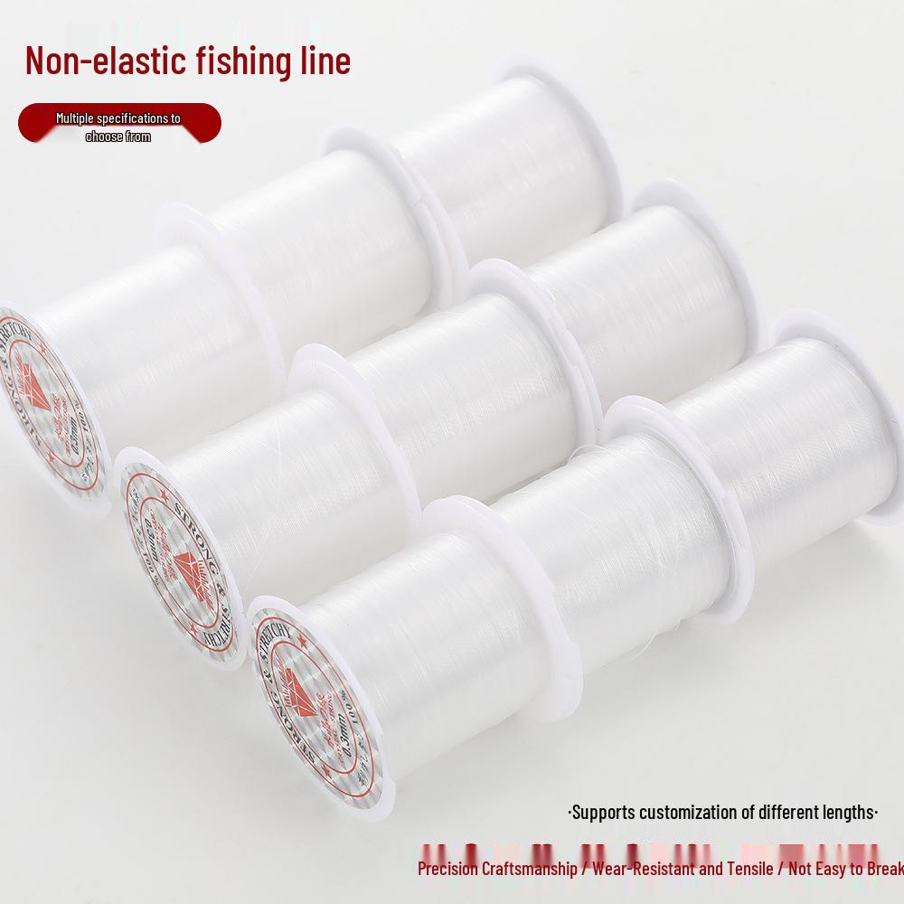 Transparent Wear-Resistant Non-Elastic Jewelry Beading Wire for DIY & Fishing