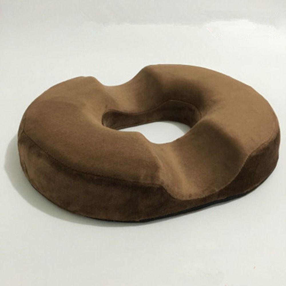 Breathable Chair Mat O-shaped Car Seat Pad Cozy Memory Cotton Cushion  Car