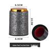Goldener Plüsch-Stiller Leder-Würfelbecher für Bars & Kneipen