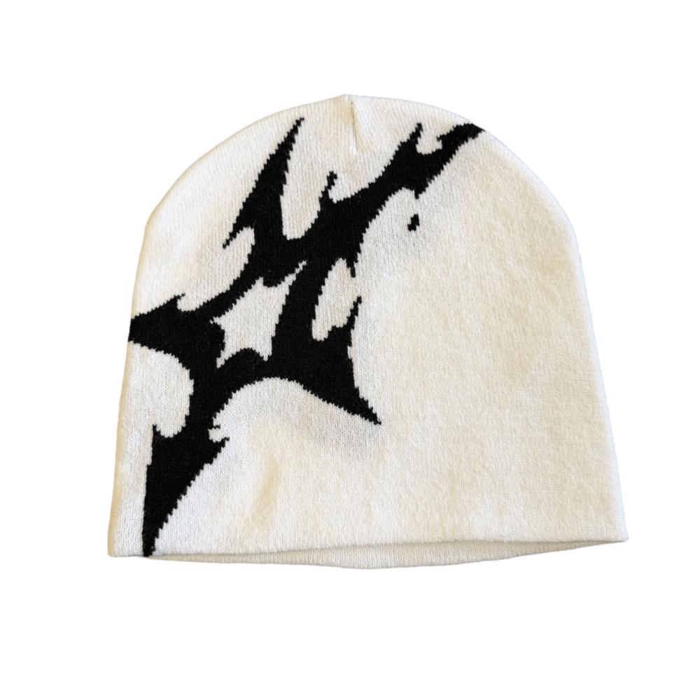 Y2K Jacquard Knitted Hat Hip-hop Casual Skullcap Fashion Winter Hat for Men Women