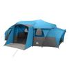 Barraca Familiar com Lona de Chuva Impermeável Azul Capacidade para 10 Pessoas