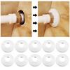 10Pcs Radiator Pipe Cover, White Plastic Pipe Covers Sleeve, Tidy Decoration for 17 Mm Diameter Pipe, White Radiator Pipe Covers