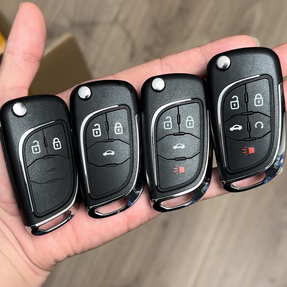 For Chevrolet Cruze Epica Lova Camaro Aveo Orlando For Volt Sonic Impala Equinox Modified Folding Remote Flip Car Key Shell Case