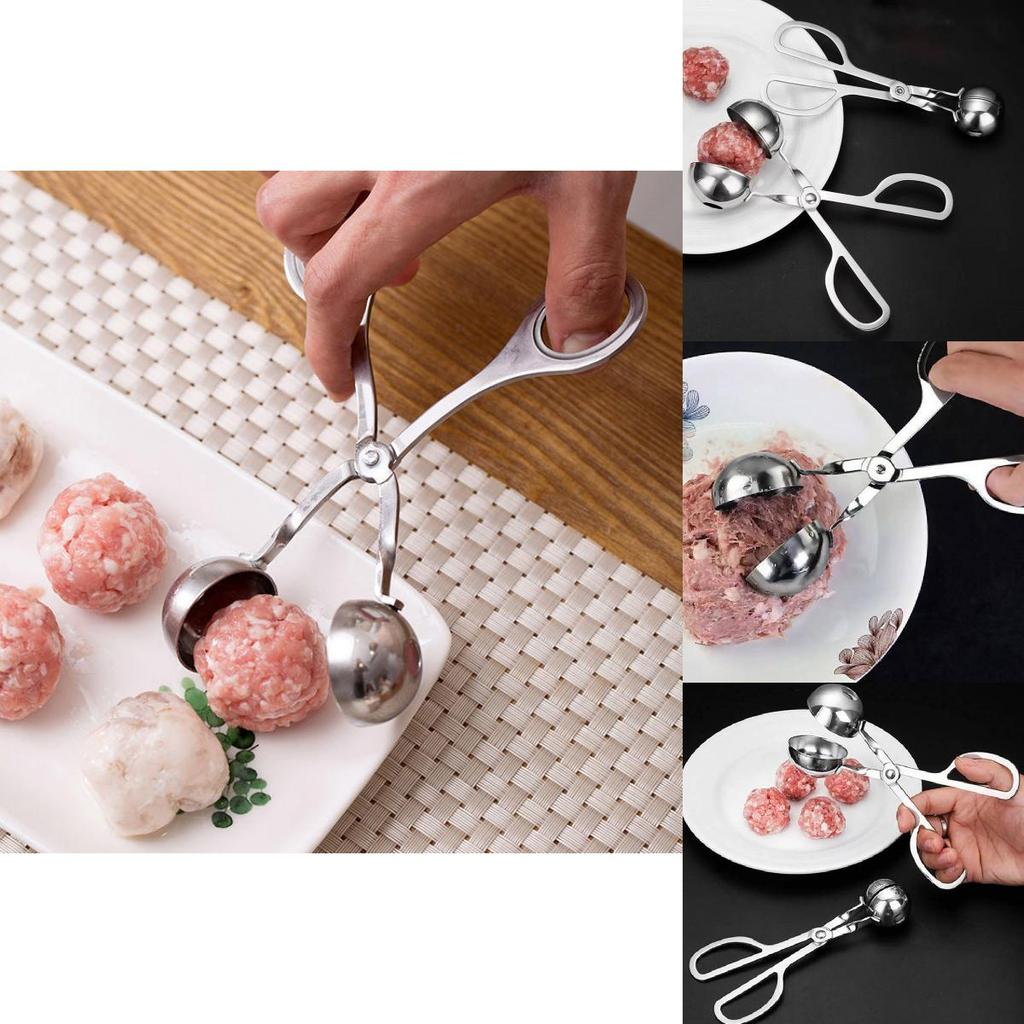 Premium 304 Edelstahl Fleischbällchenformer für müheloses Kochen zu Hause und Meal Prep