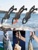 Pullther Fish Grip, Rust-Proof Fish Grabber, Ultra-Lightweight, Waterproof, 45kg Weight Capacity, One-Handed Operation, for Bluefish and Large Fish,