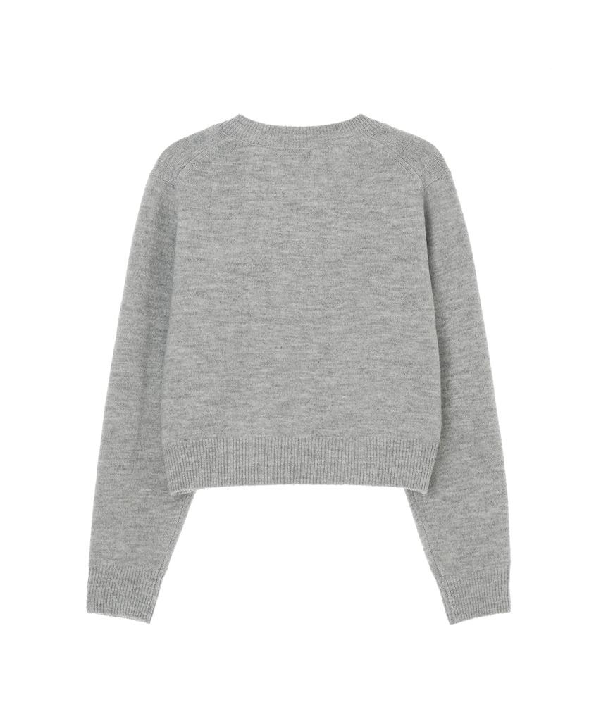 LEE Women'S V-Neck Knit Light Gray