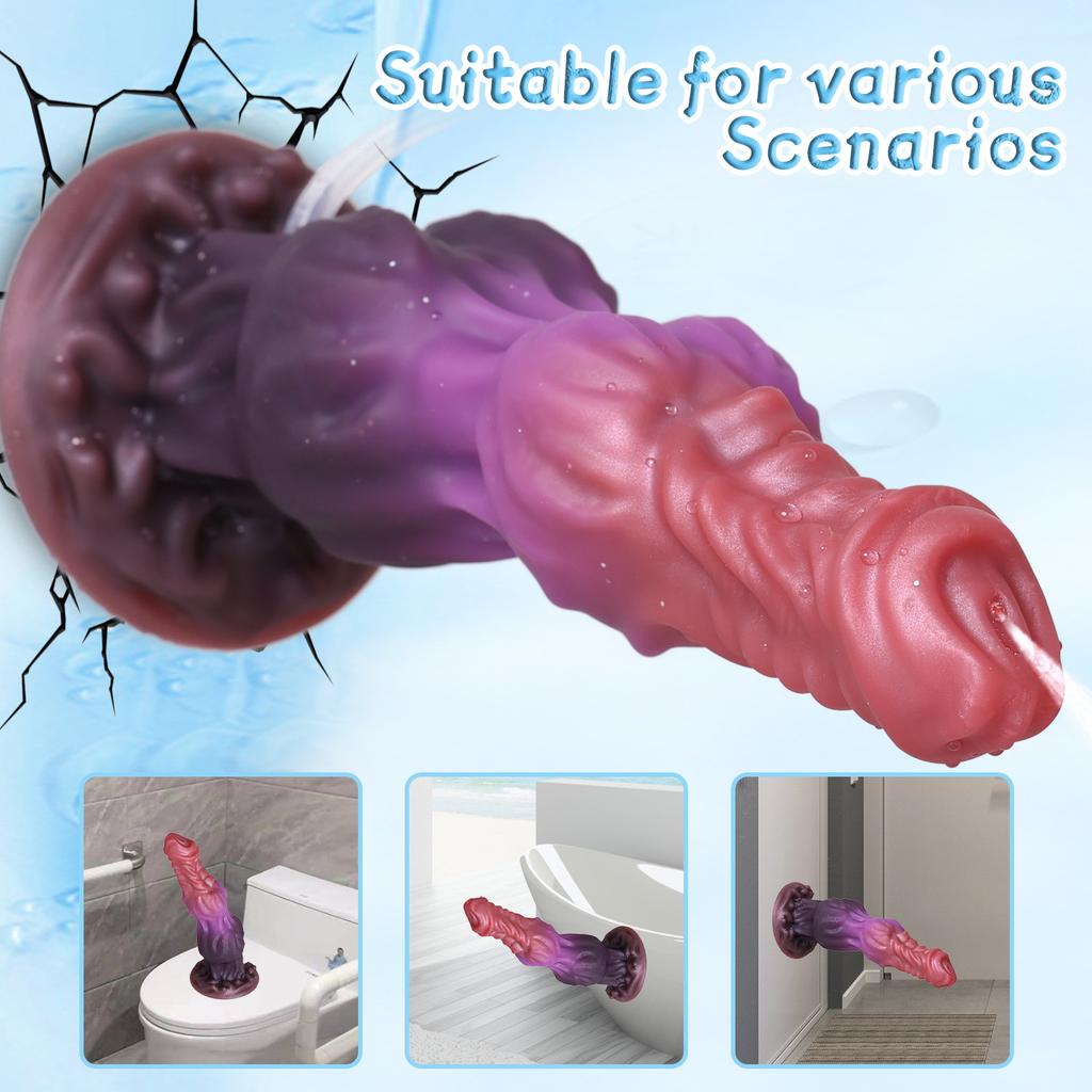 Alien Water Jet Male Silicone Adult Sex Toy Female Masturbator Female Manual Adult Toy